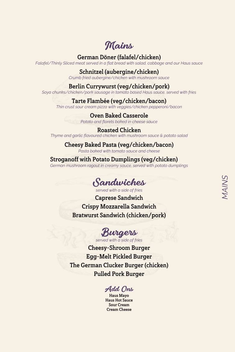 German BrezelHaus - Bakery & Bistro menu