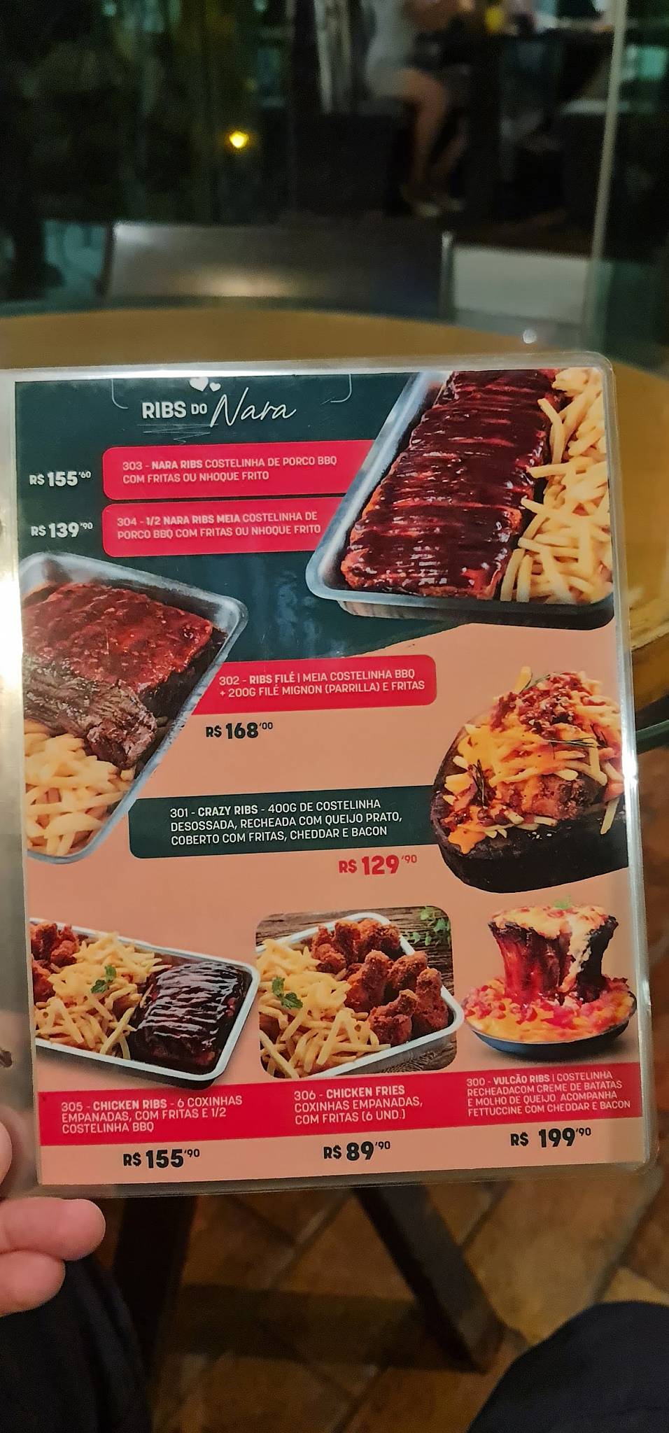 Nara Ribs Restôbar cardápio