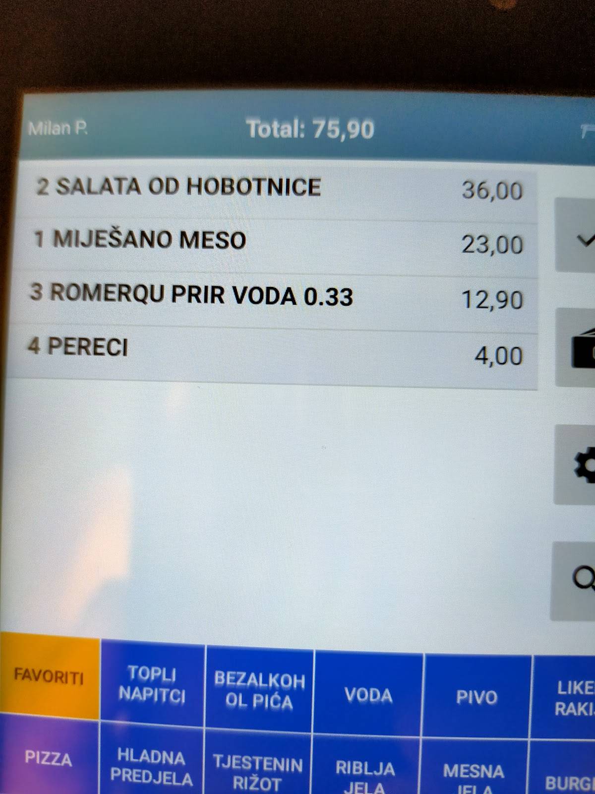 Menu di Big Macho Food Fine 