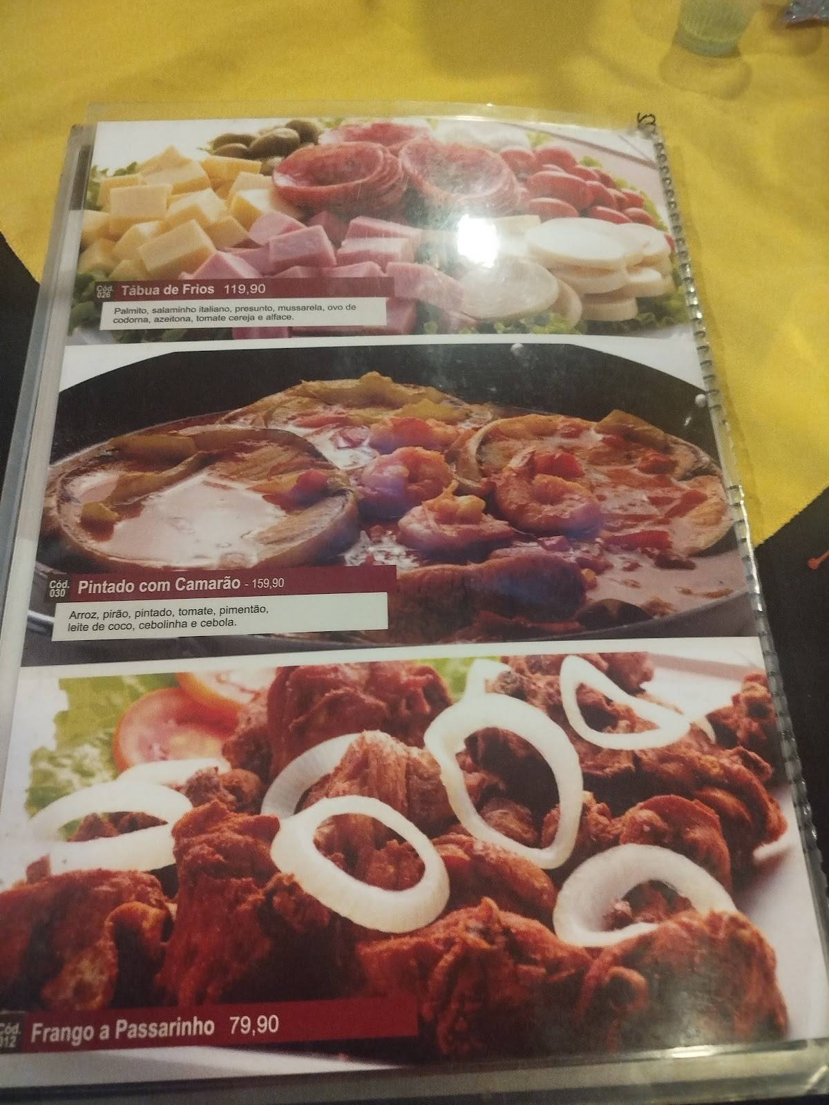 Birutão cardápio