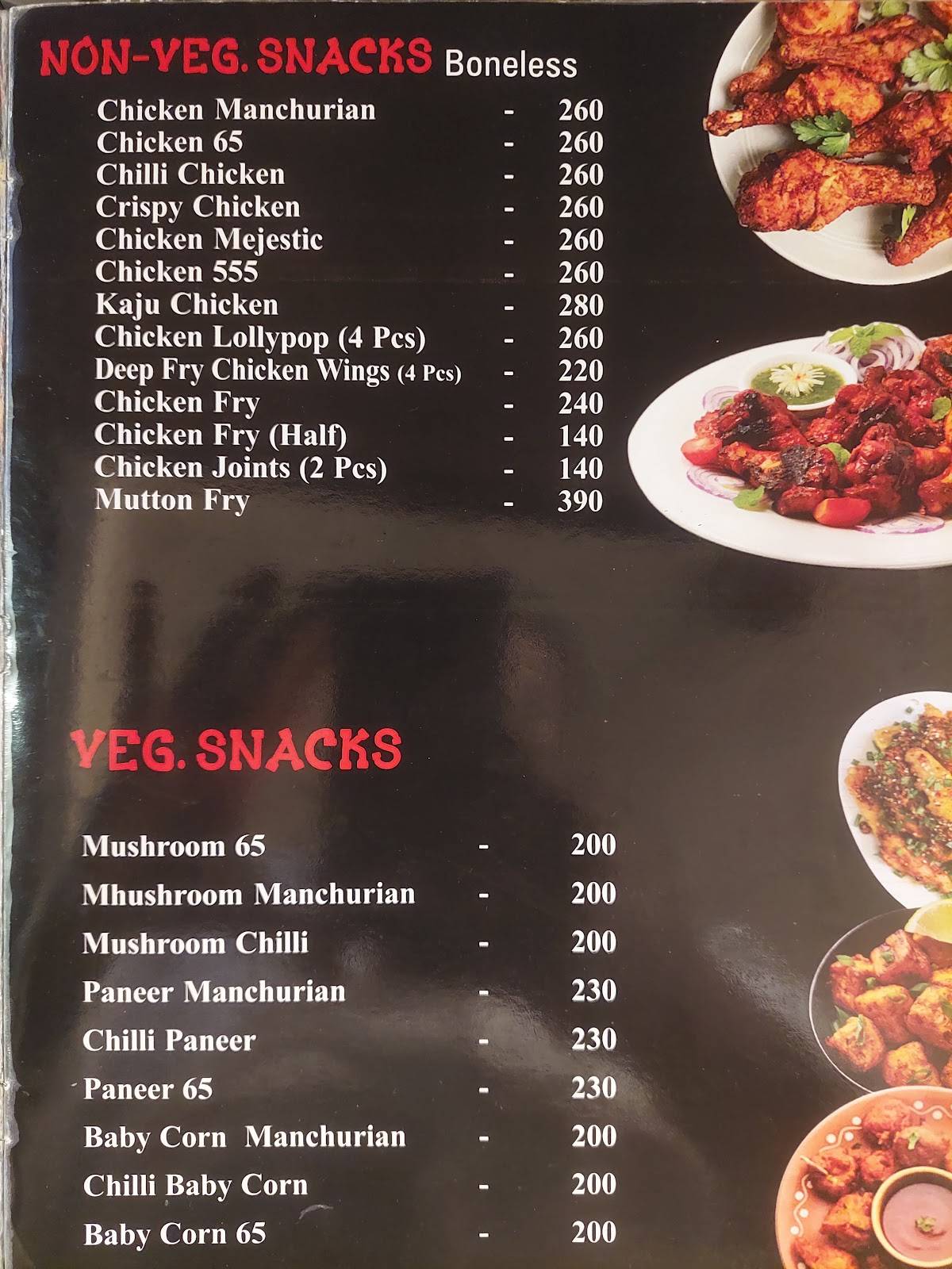 Bismillah Biryani and fast food menu