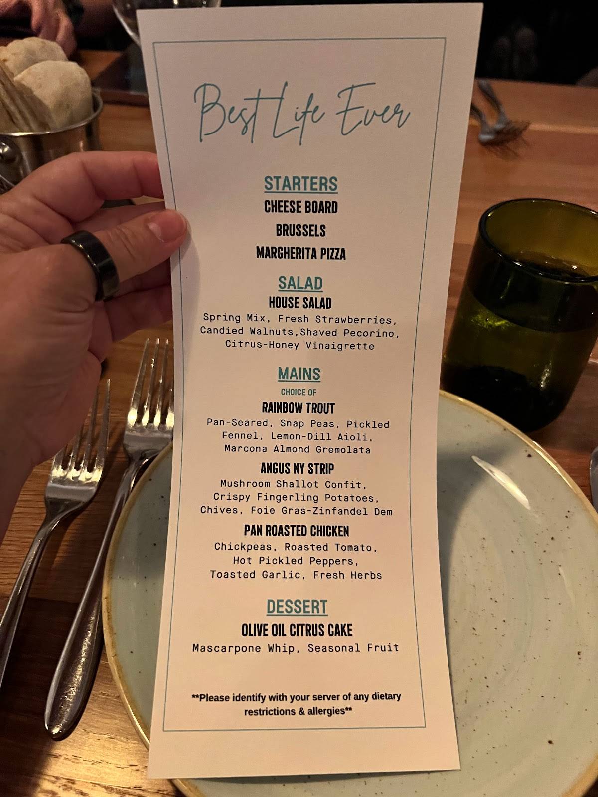 Menu at Sixty Vines pub & bar, Boca Raton