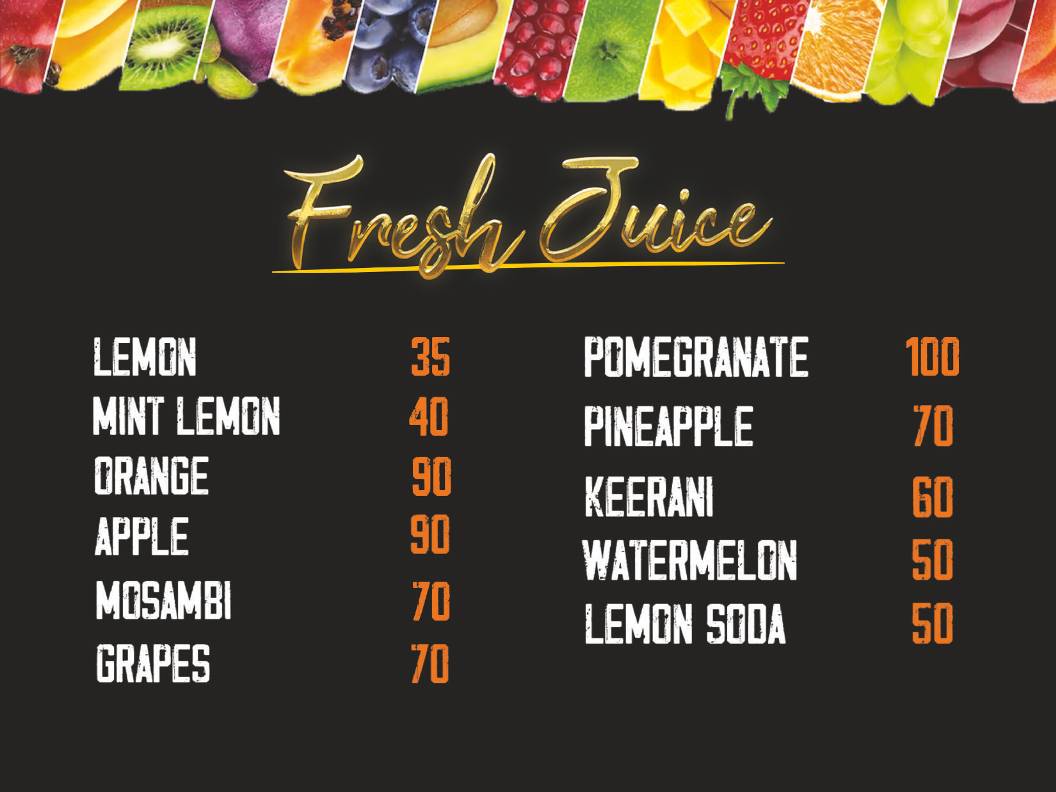 Bon Bon Bakery menu