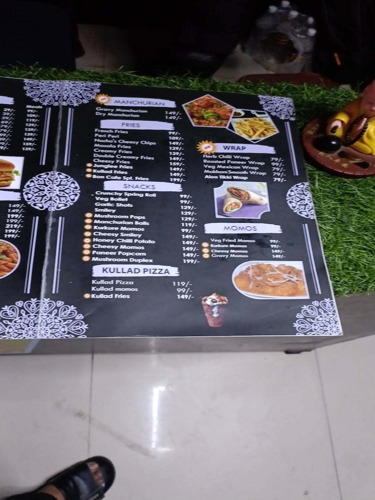 Bon Cafe menu