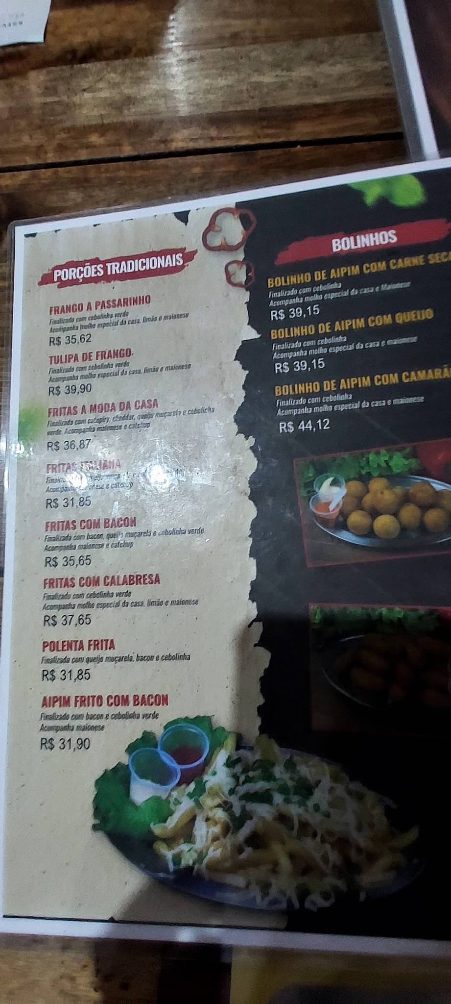 Boteco Da Julia cardápio