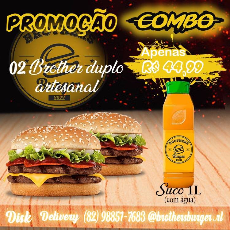 Brothers Burger cardápio