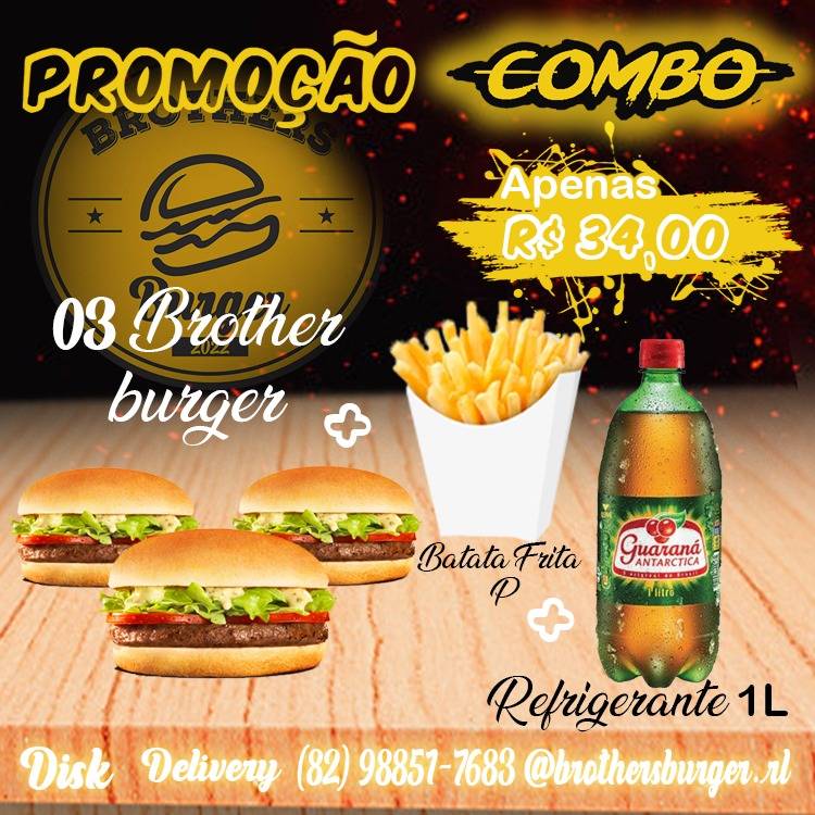 Brothers Burger cardápio