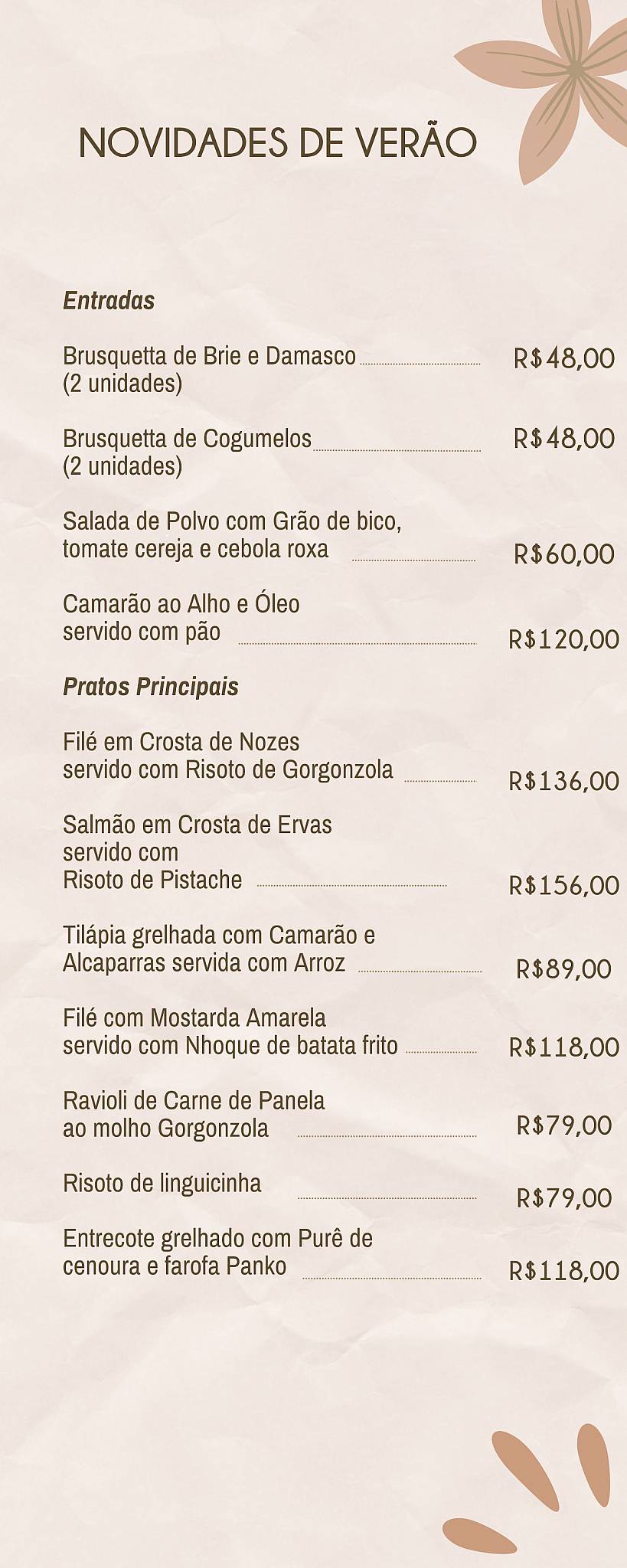Restaurante e Pizzaria Buon Giovanni cardápio