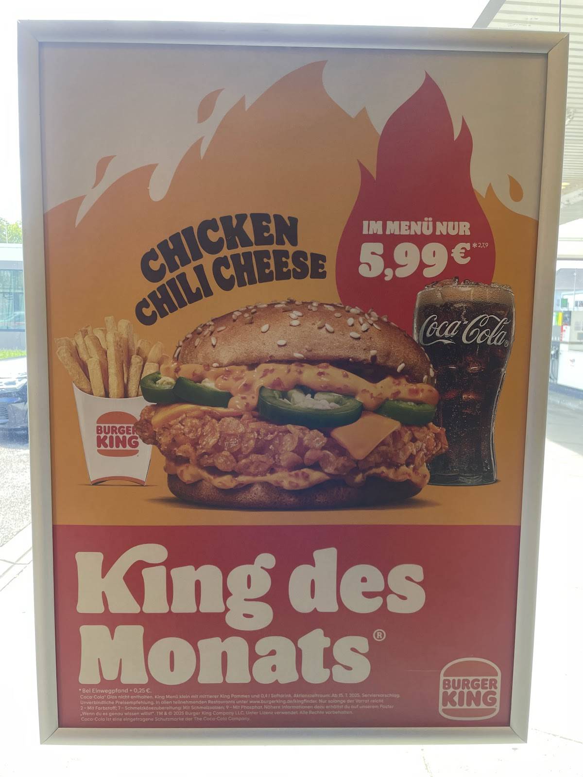 Menu de Burger King Rastatt