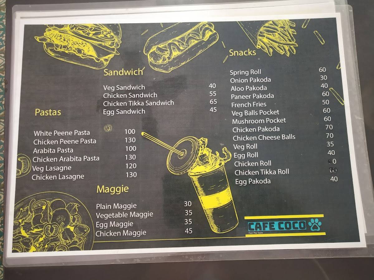 CAFE COCO menu