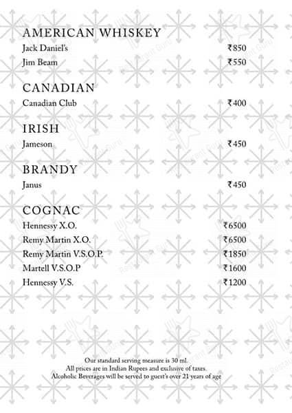 Cafe 77 East menu