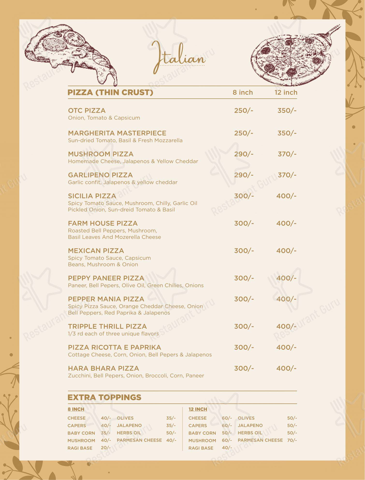 Cafesa - Pure Veg. Multi Cuisine Cafe and Restaurant menu