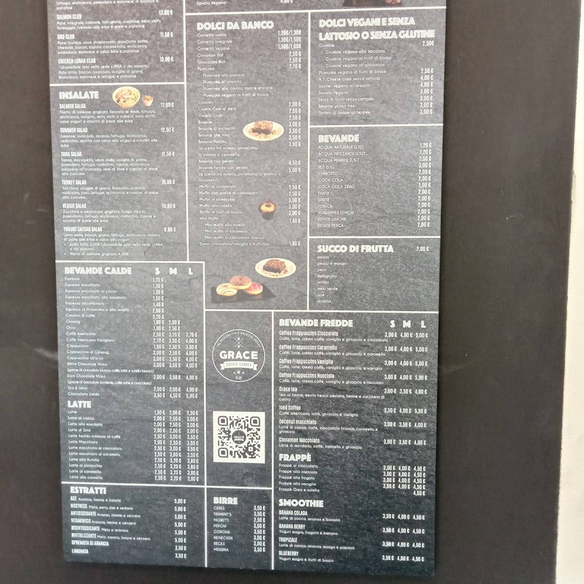 Menu di Grace Coffee Corner 