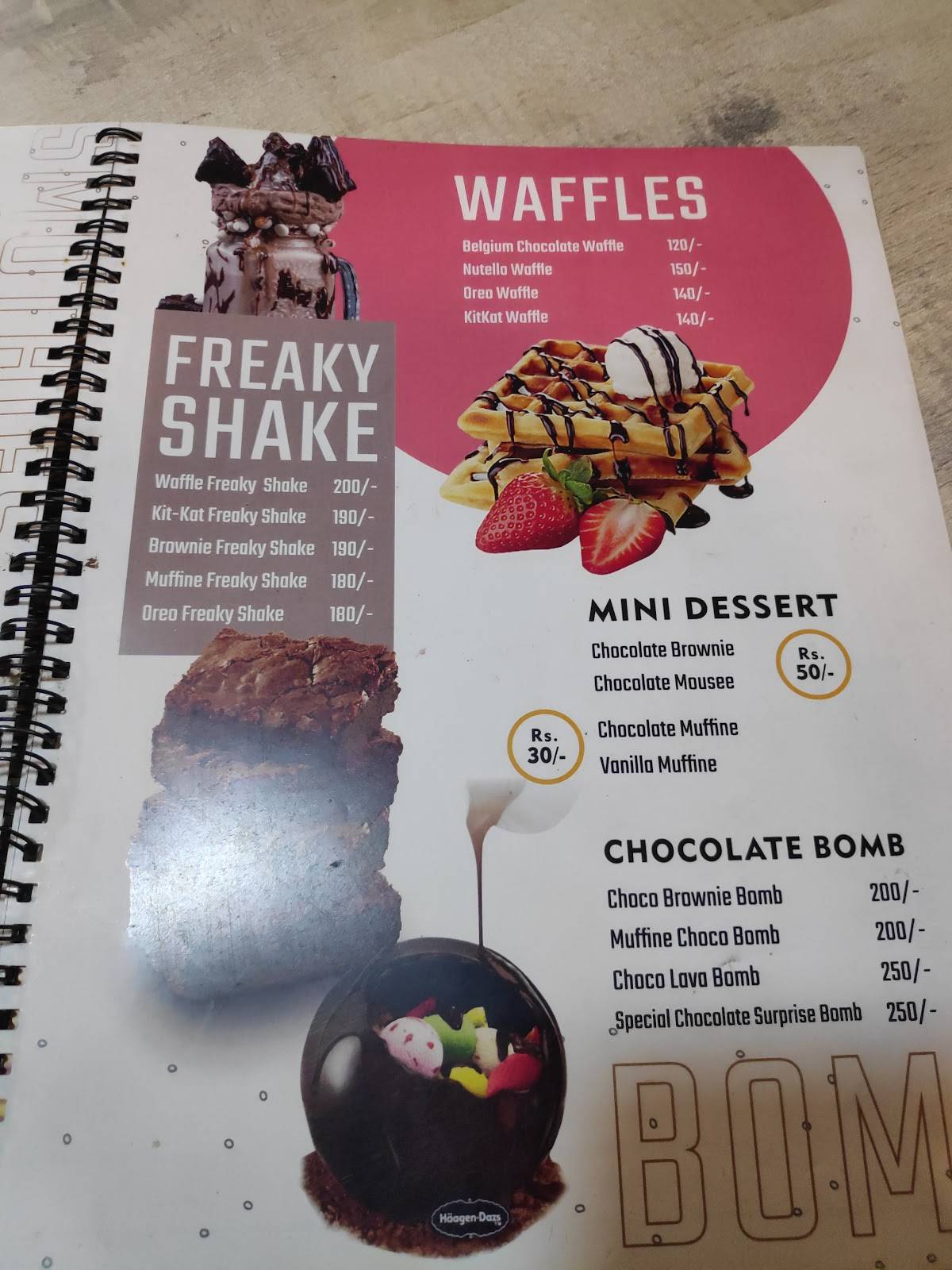 Cafe Hangout menu