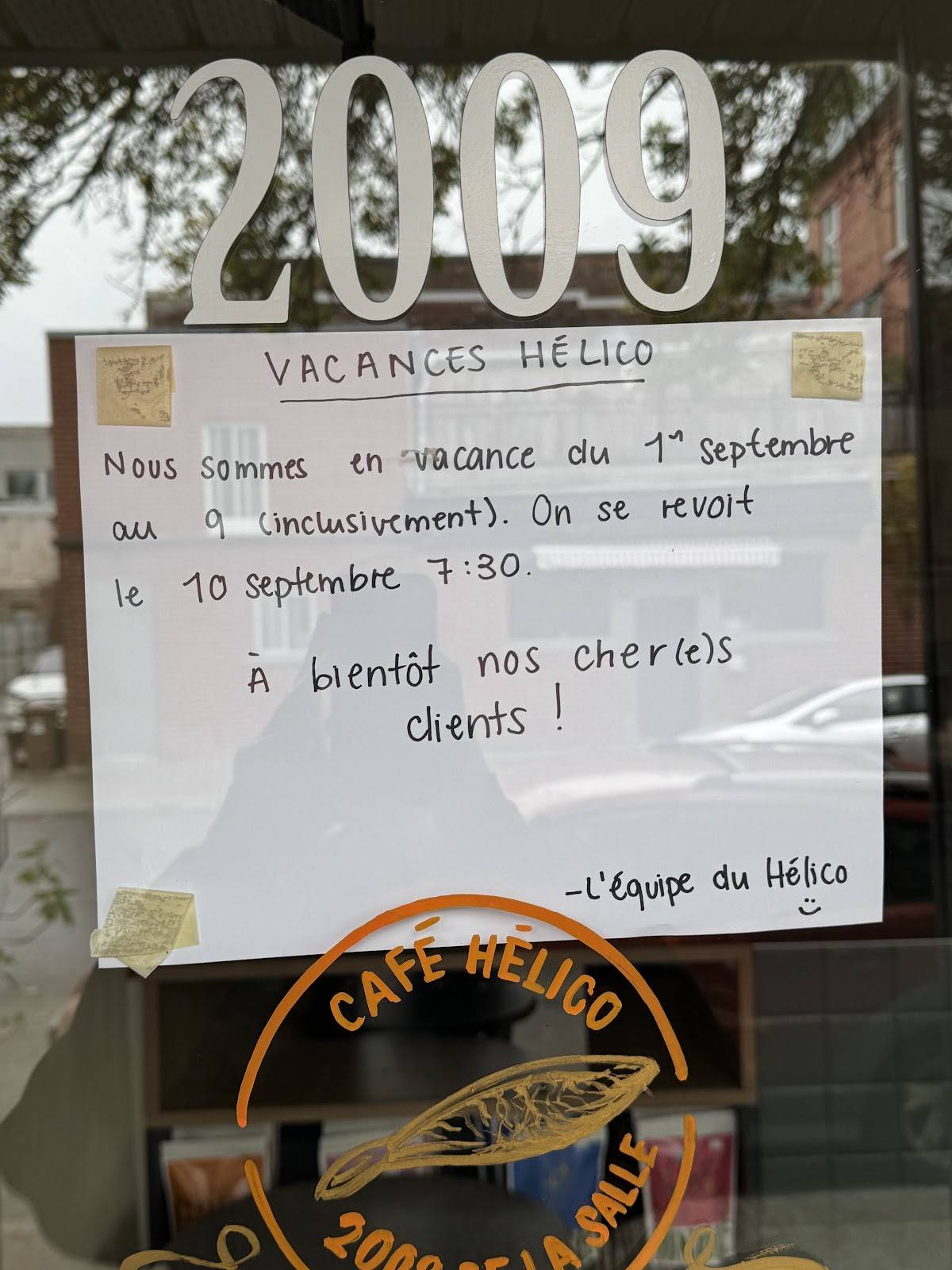 Menu de Hélico