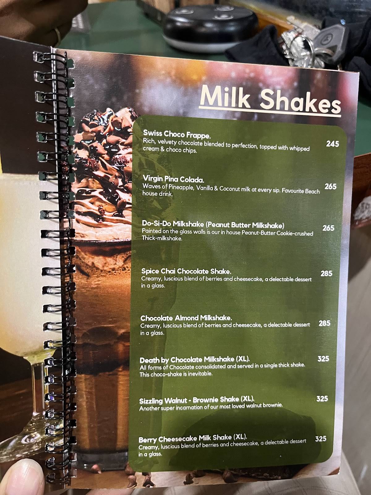 India Brew House menu