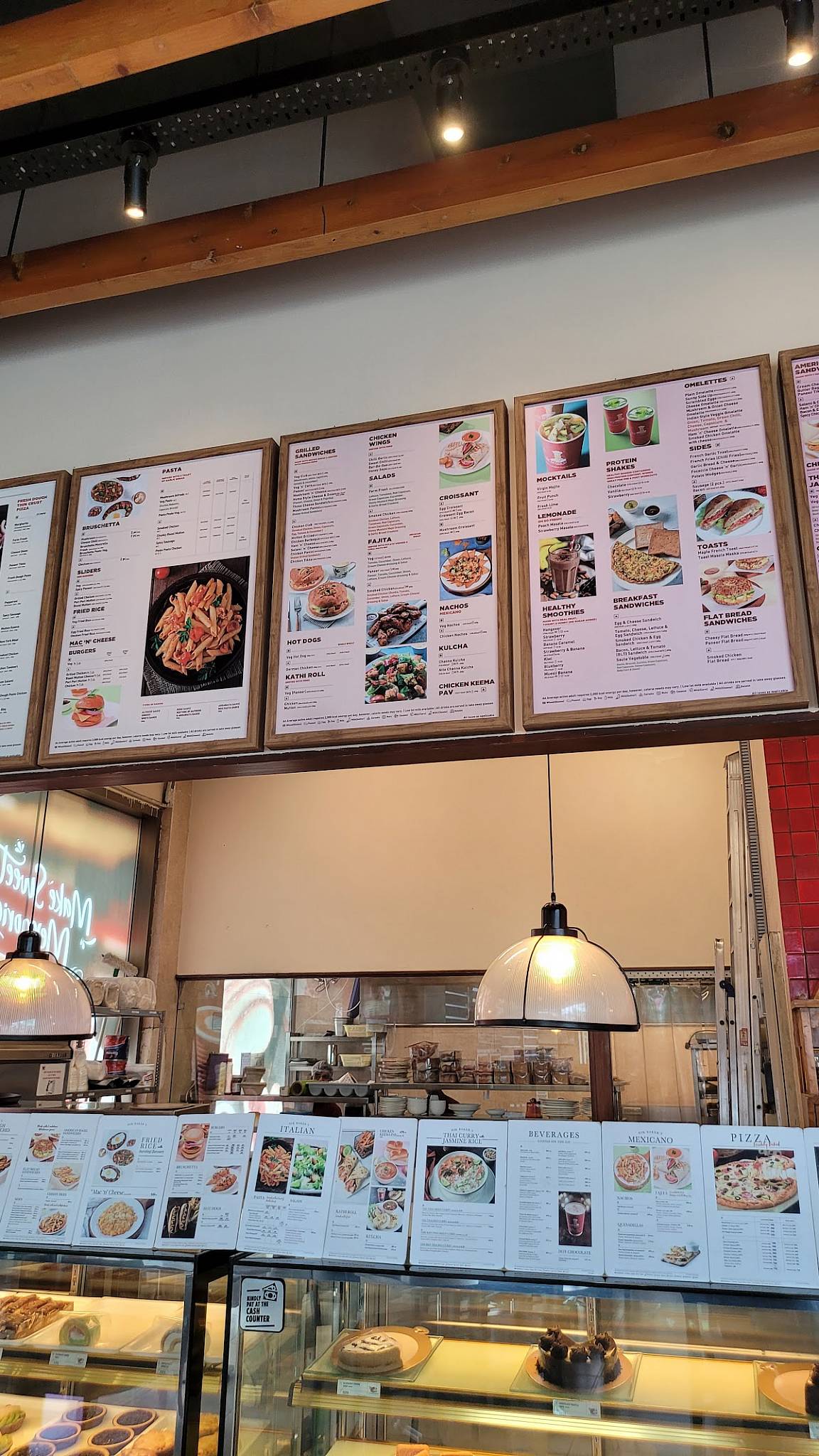 NIK BAKER'S menu