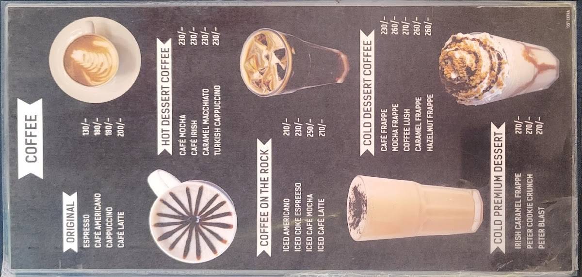 Cafe Peter Pimple Saudagar menu