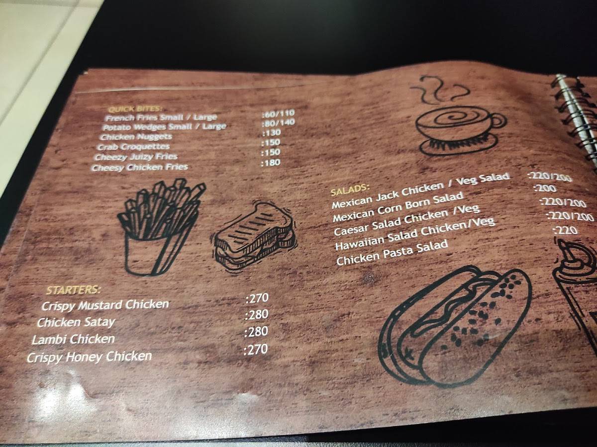 Menu at Cafe, Edappal