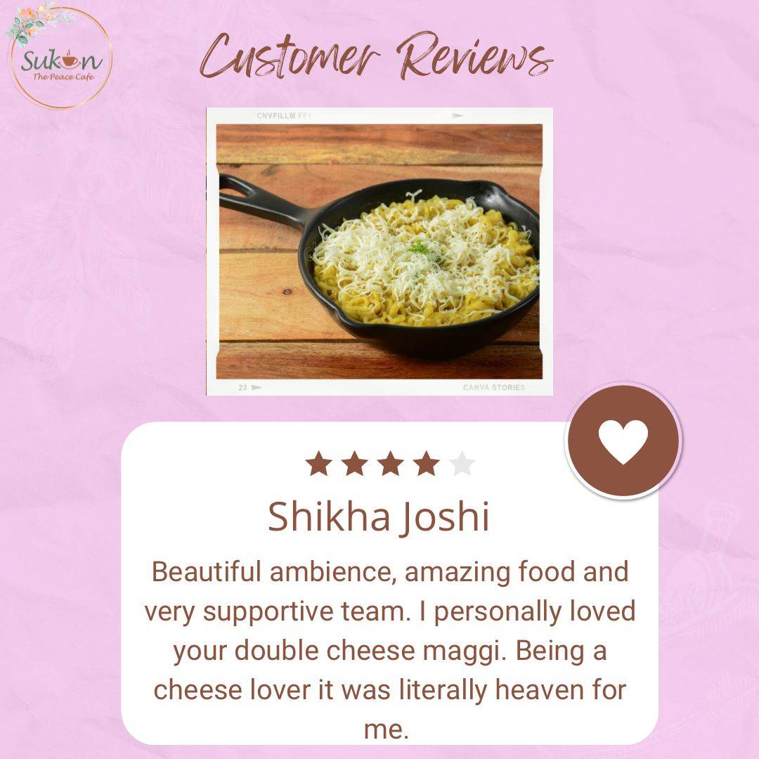 Cafe Sukun - The Peace Cafe ( sukoon cafe in palasia) menu