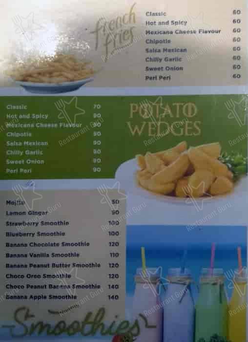 The Hungry Panda menu