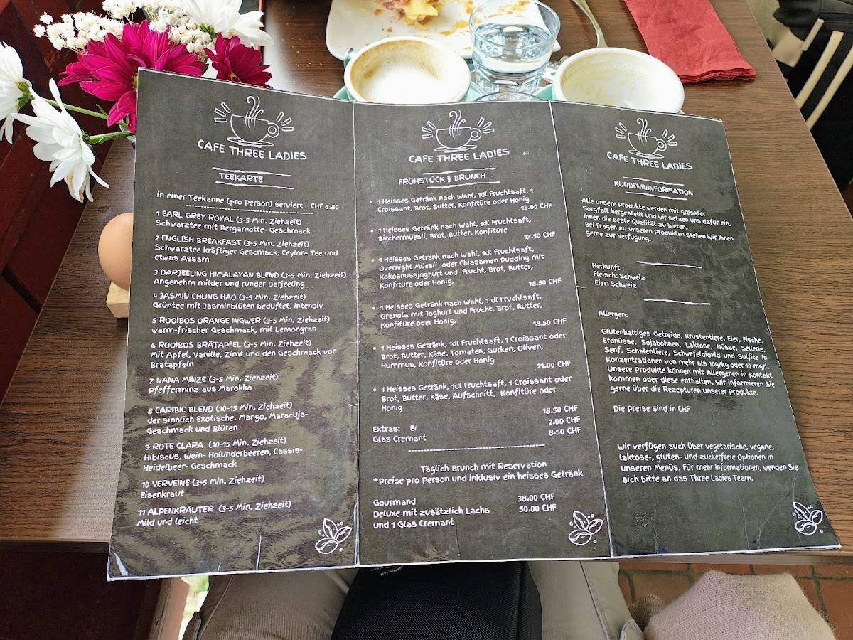 Menu di Café Three Ladies 