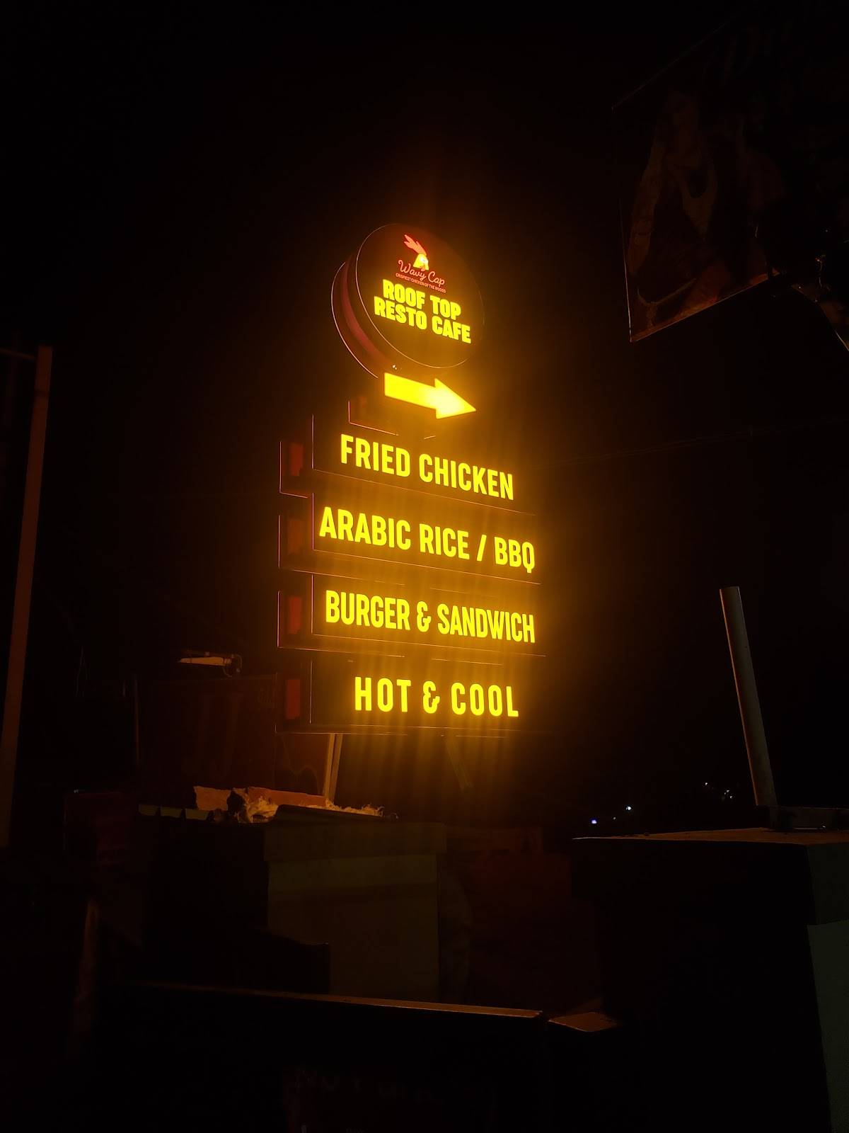 Cafe Wavy Cap menu