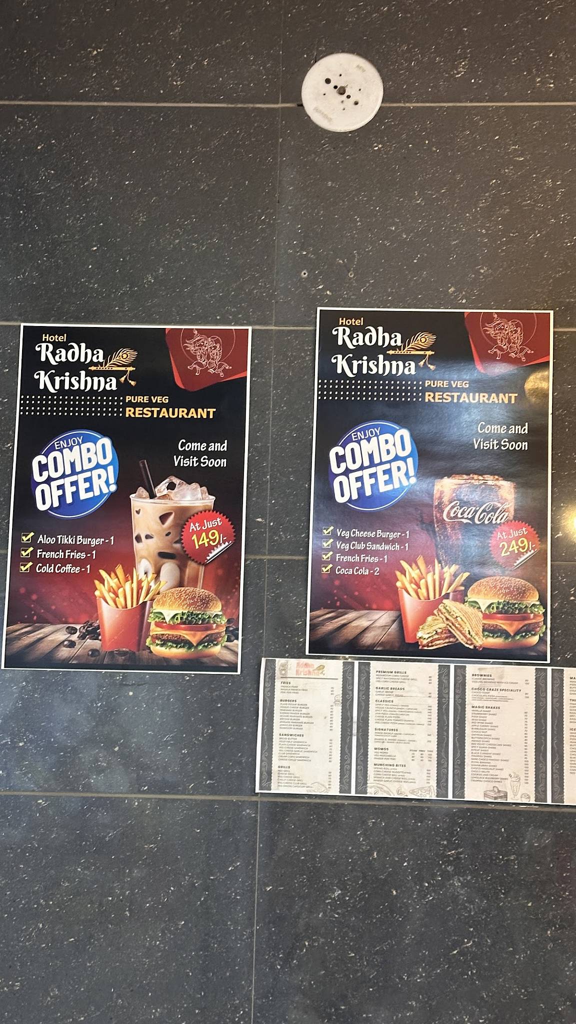 Cafe choco craze menu