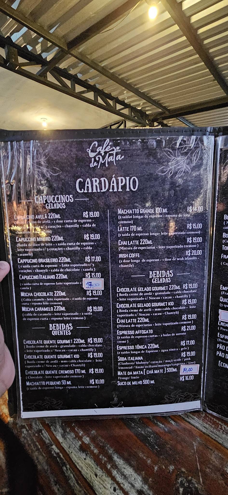 Café Da Mata Sjc cardápio