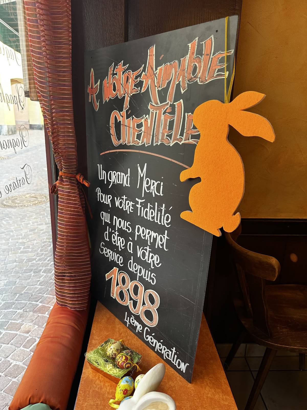 Menu di Café-restaurant Udrisard 