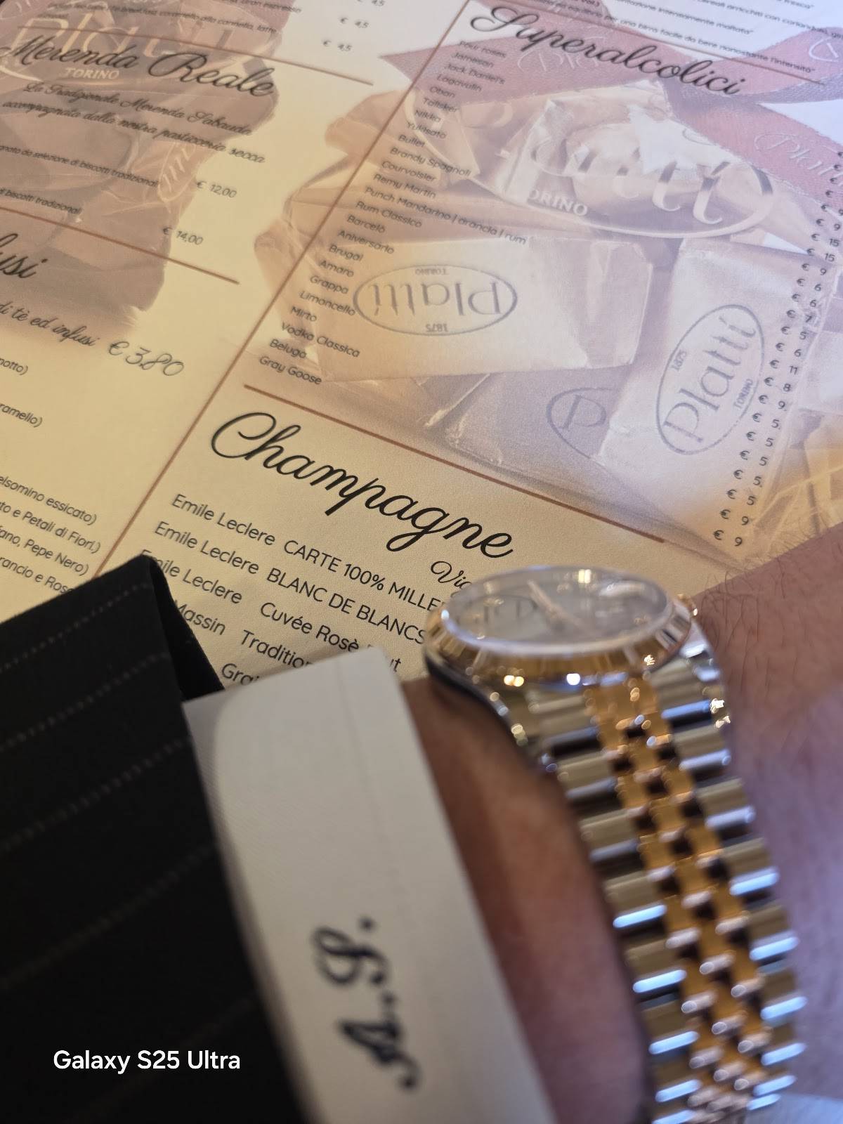 Menu di Caffè Platti 