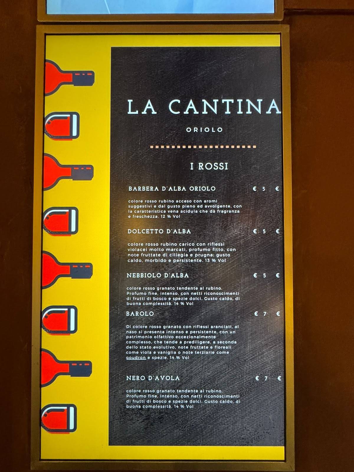 Menu di Caffe' Verdi 