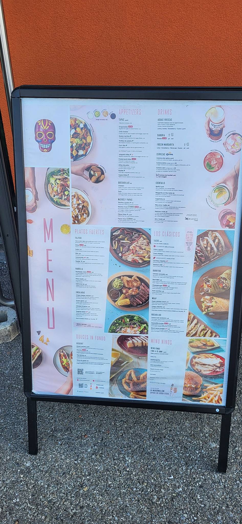 Menu di Calavera Restaurant - Grandate 