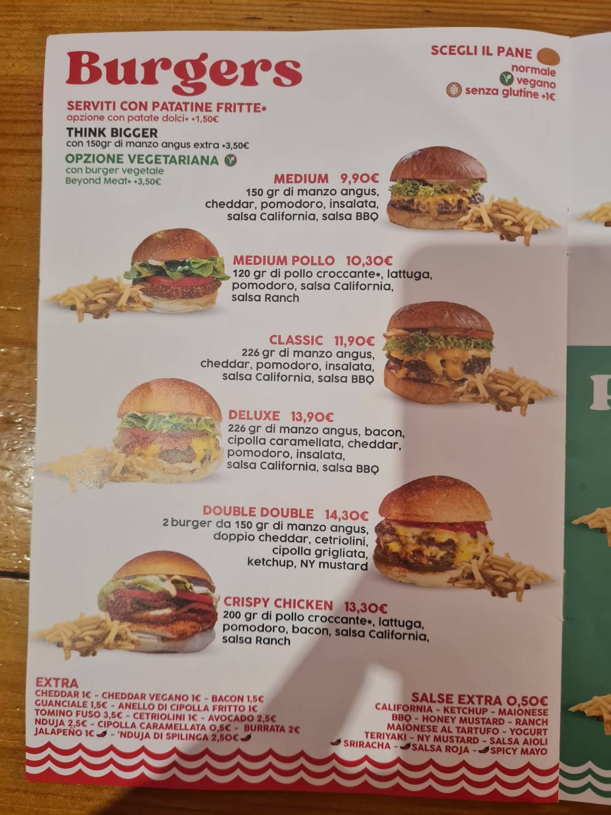 Menu di California Cookhouse - Montesacro 