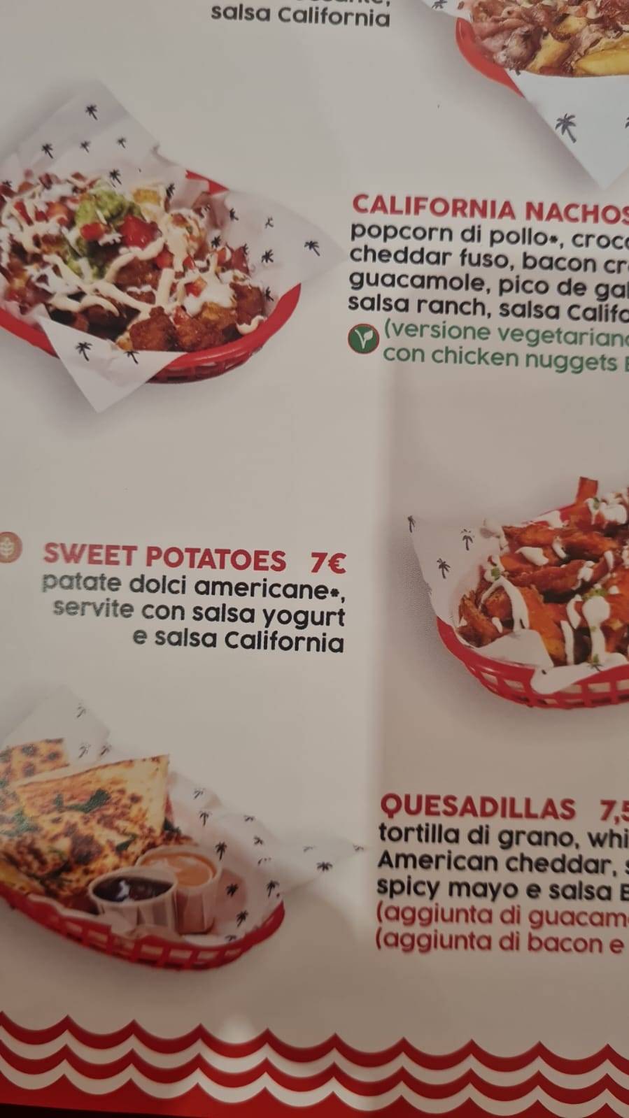 Menu di California Cookhouse - Montesacro 