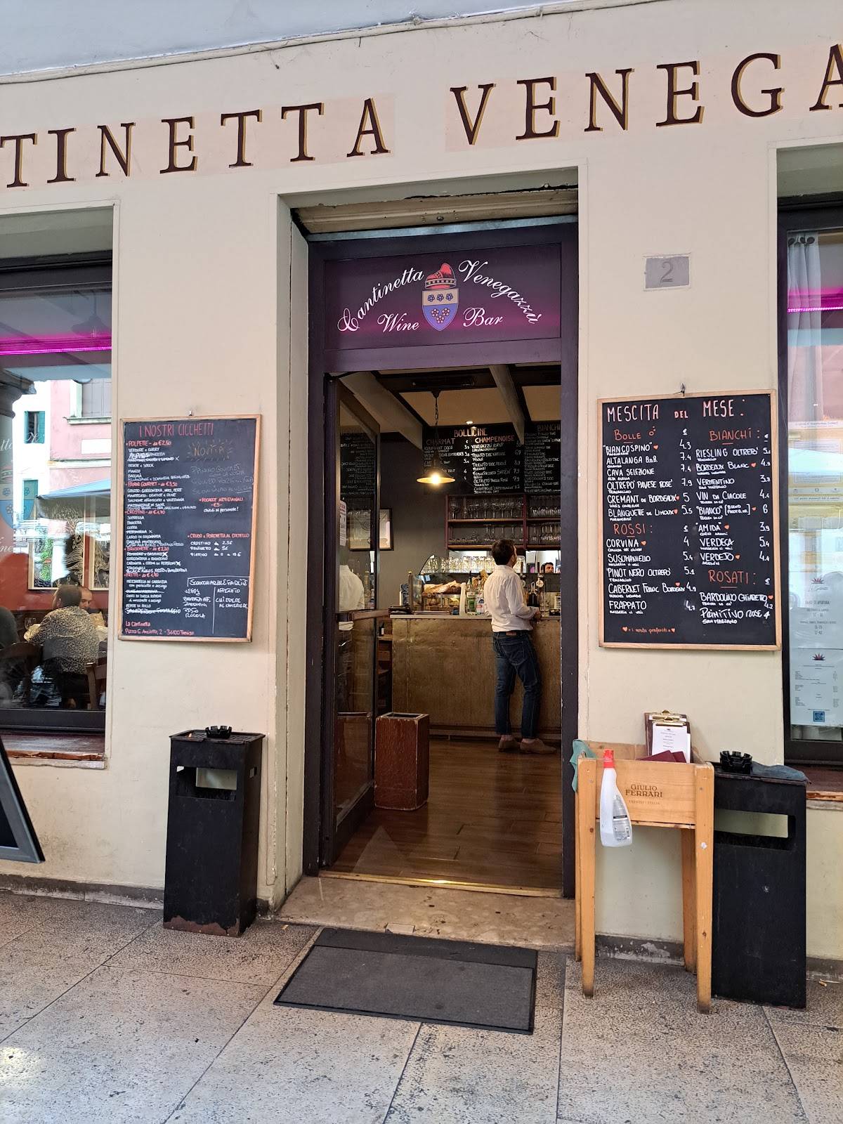 Menu di Cantinetta Venegazzù 