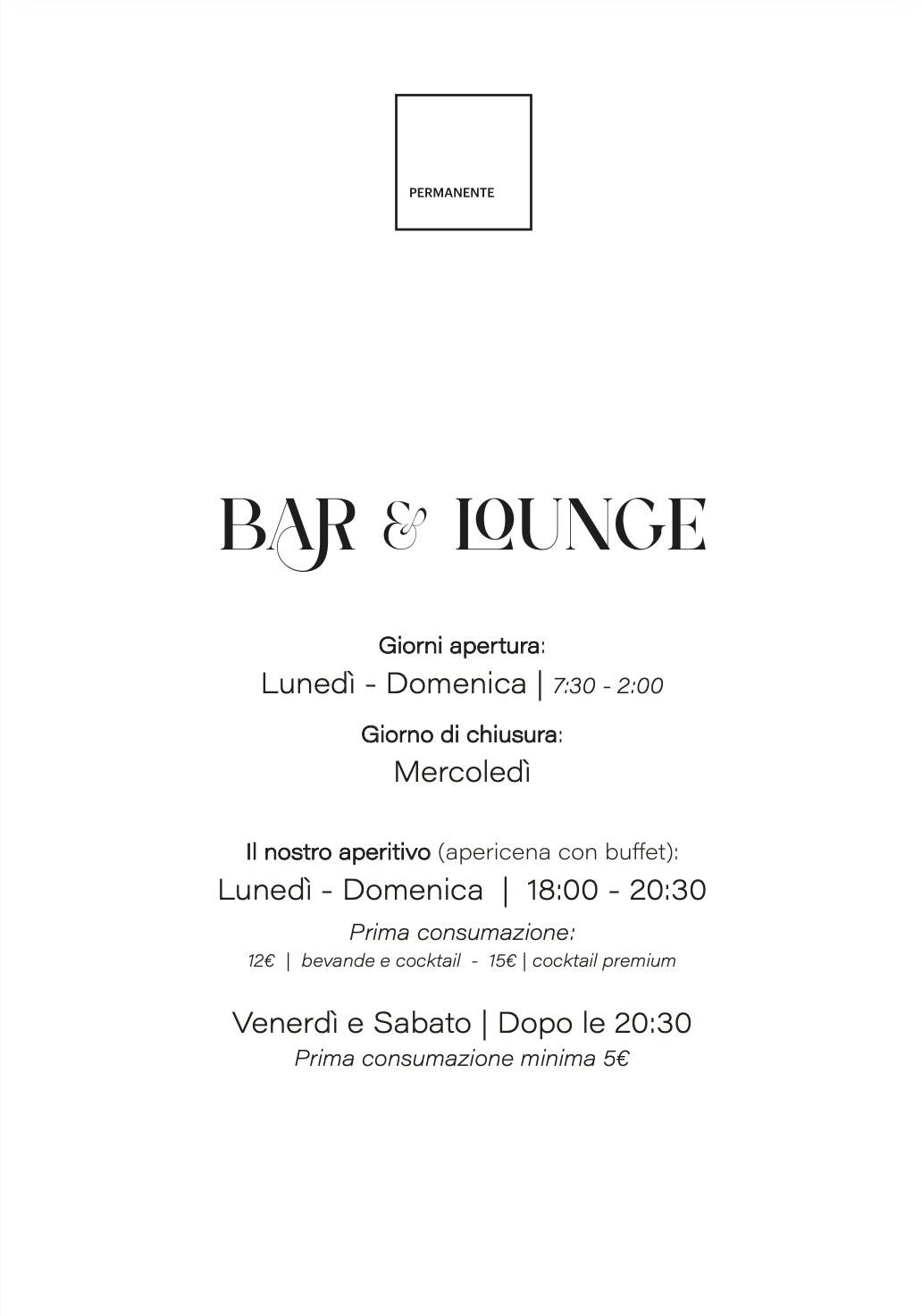 Menu di Bar Permanente 