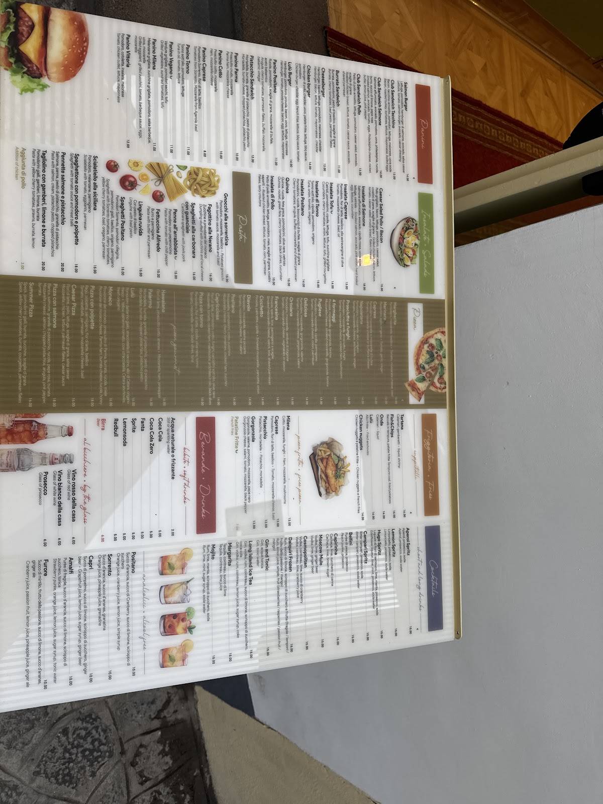 Menu di Capricci 