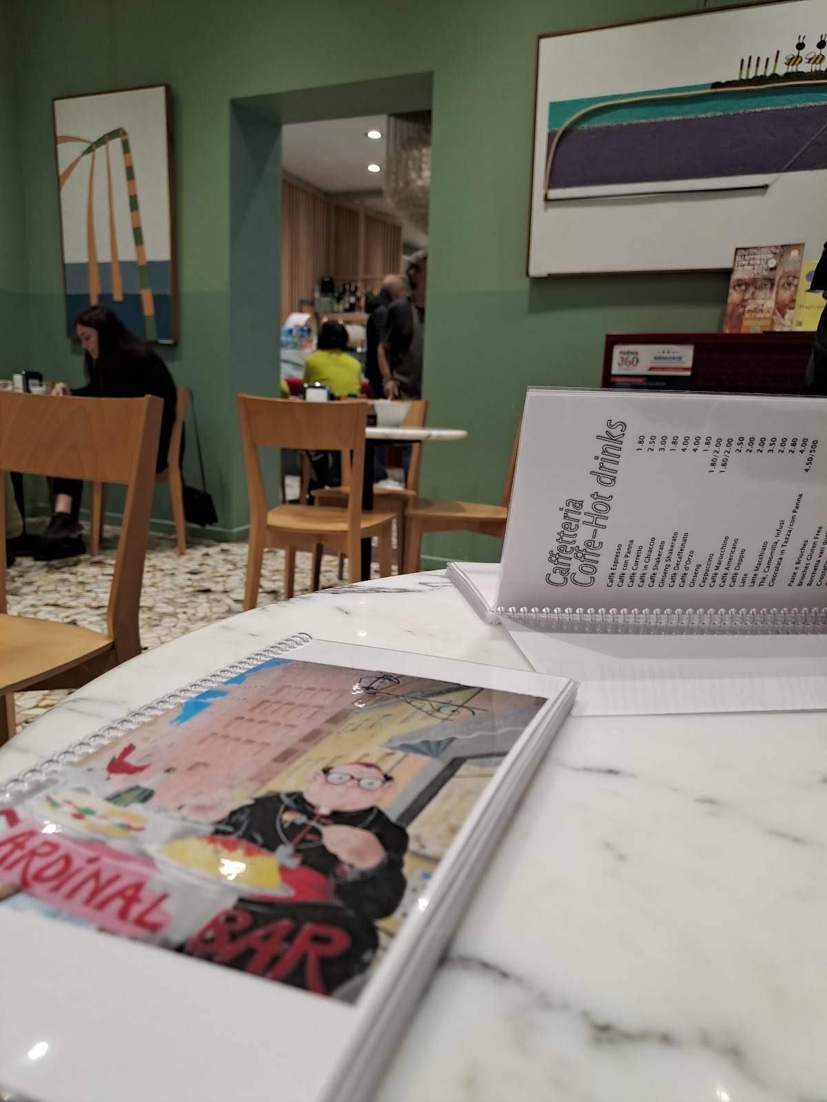 Menu di Cardinal Bar Srl 