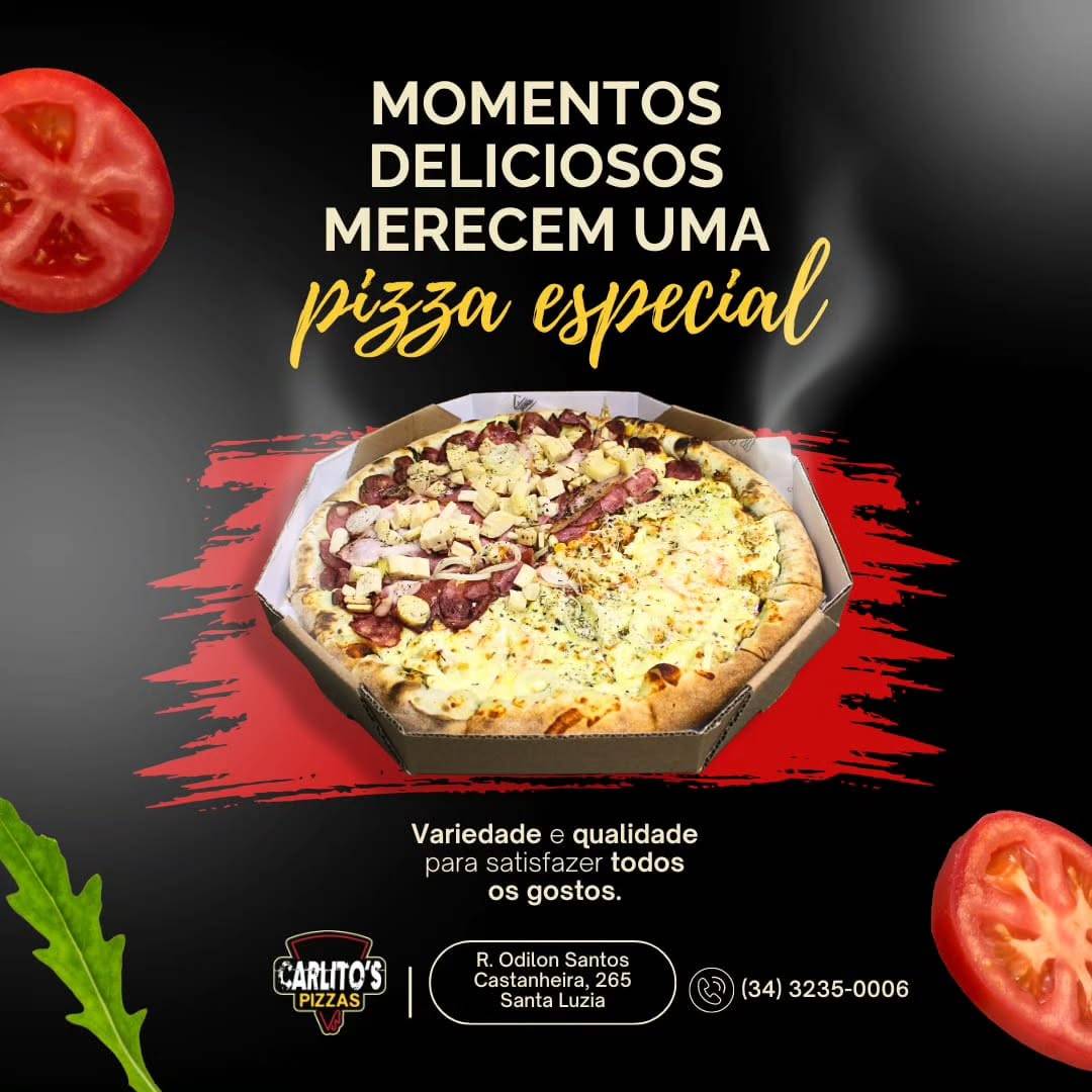 Carlitos Pizza cardápio