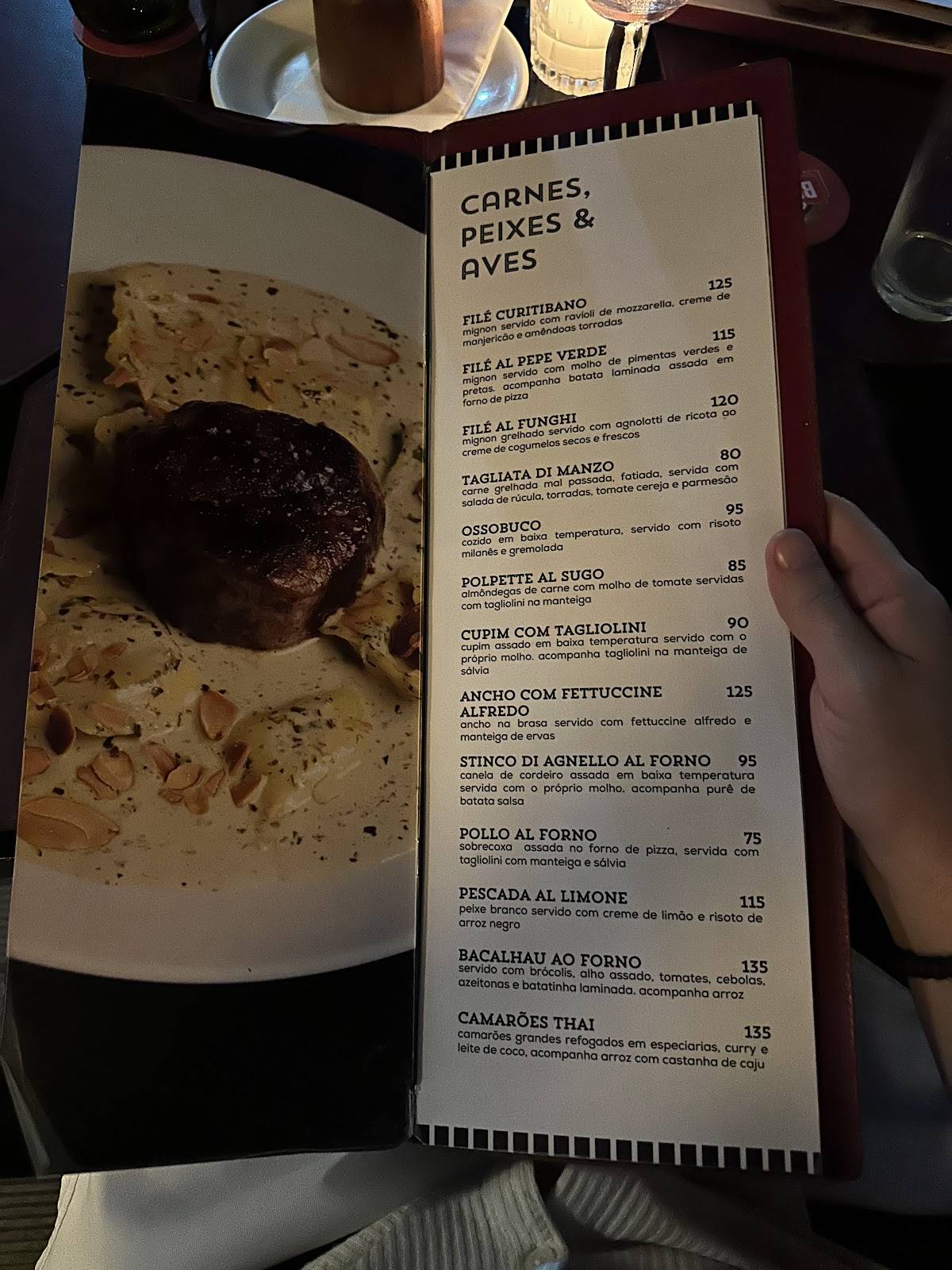 Carlo Ristorante cardápio