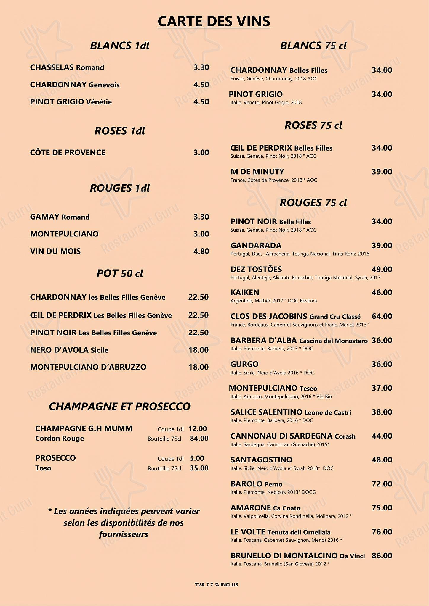 Guarda il menu di La Ruota