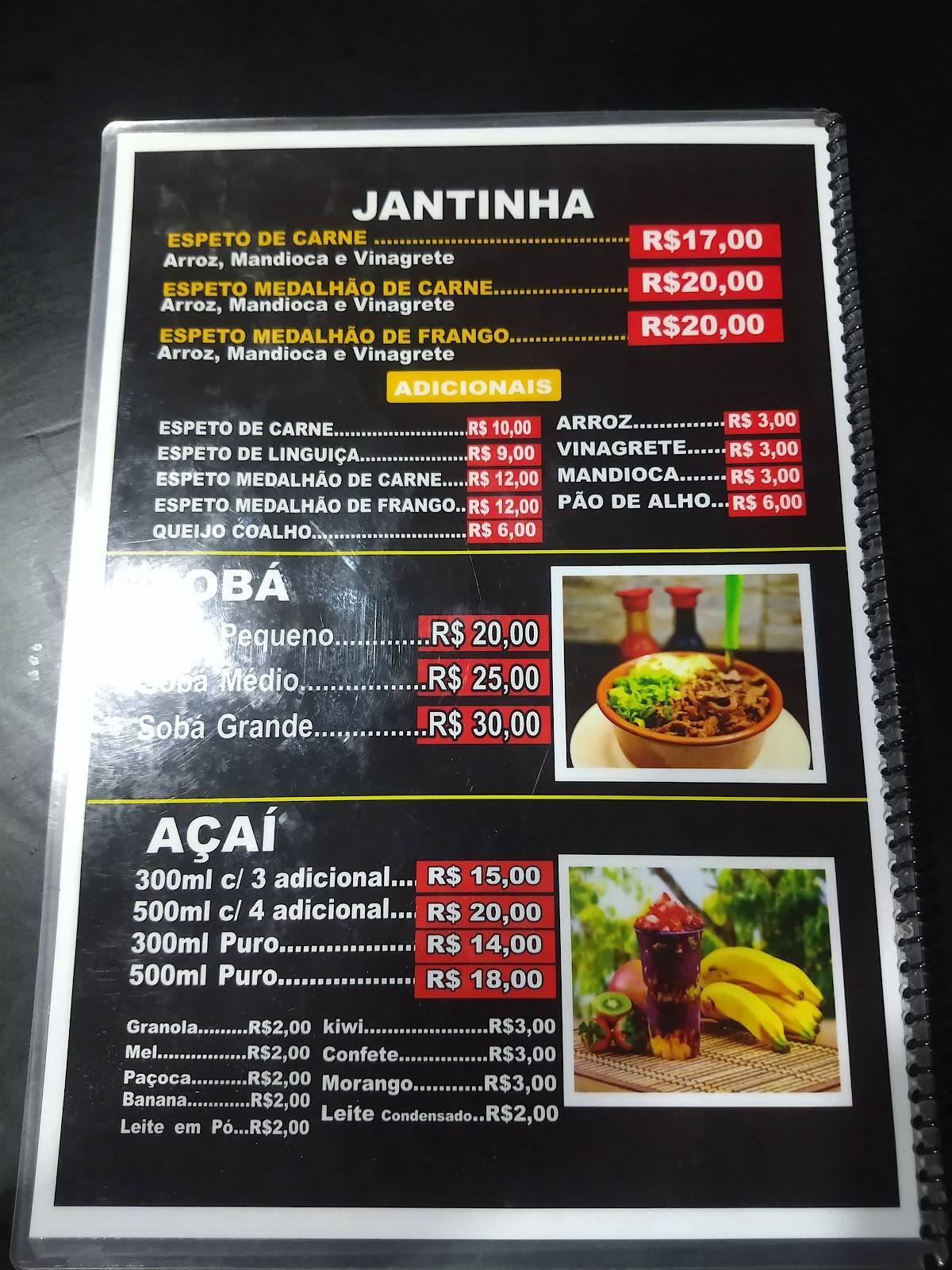 Carrapicho Restaurante & Hamburgueria cardápio