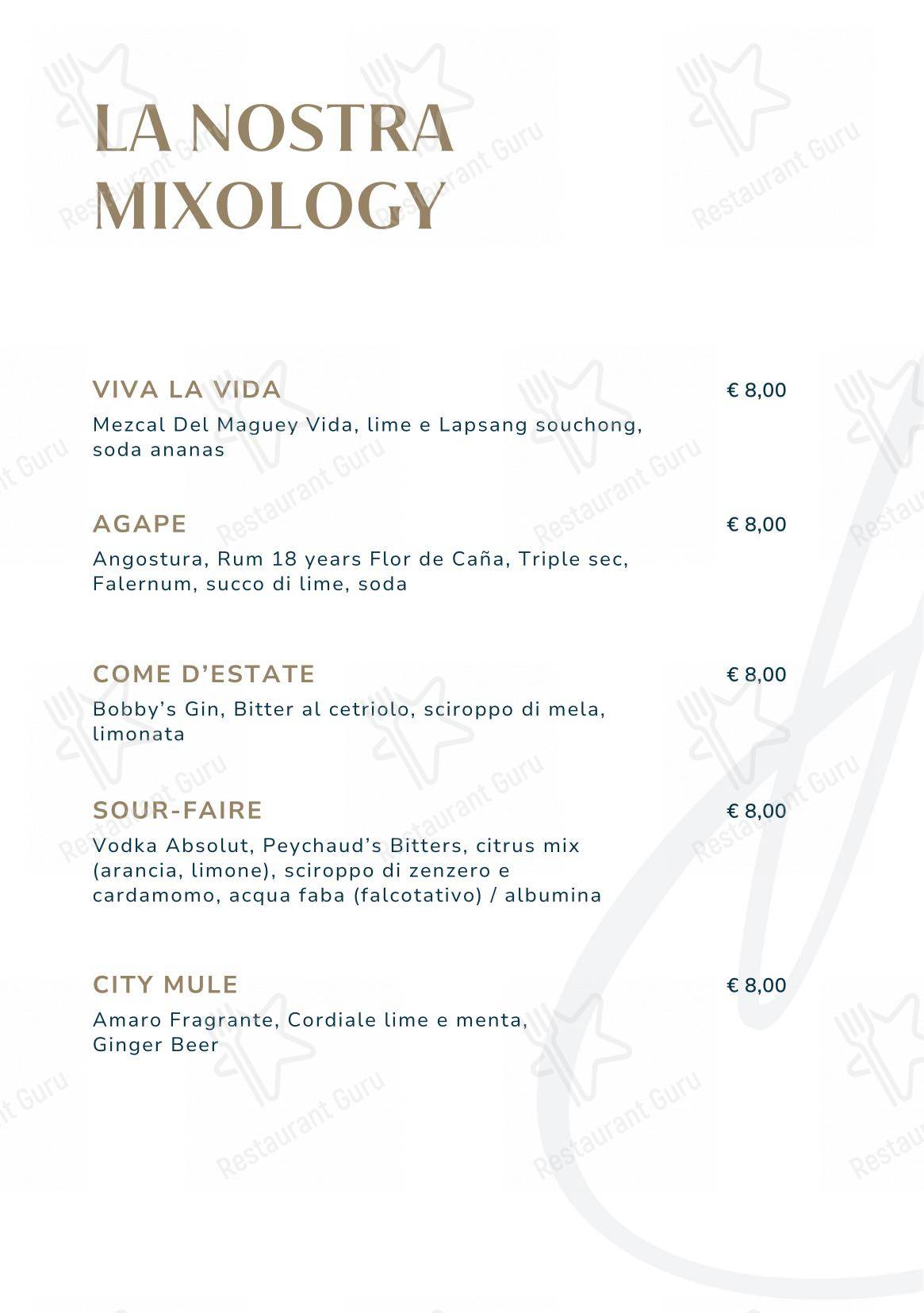 Menu di Casa Bi Restaurant - Menu