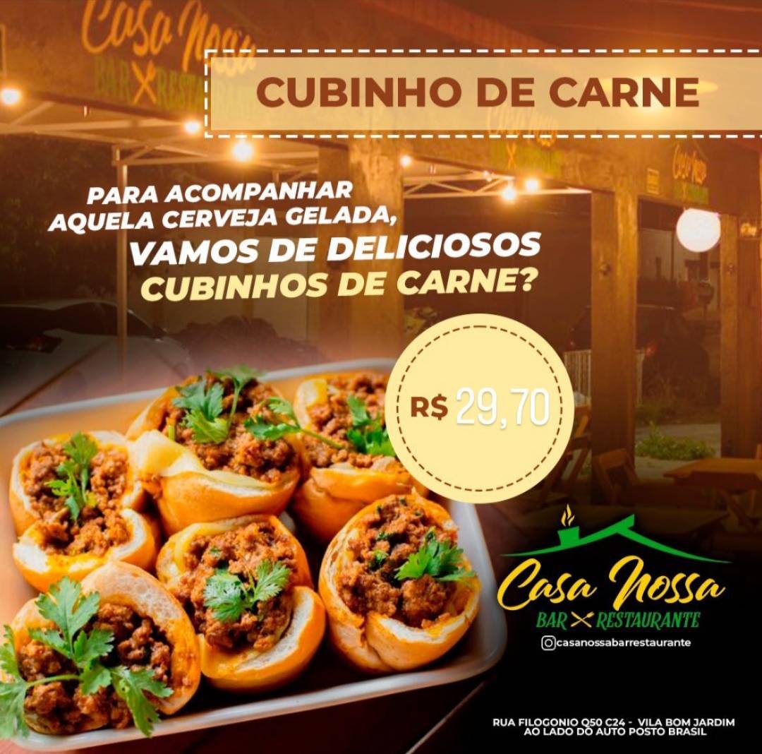 Casa Nossa Restaurante cardápio