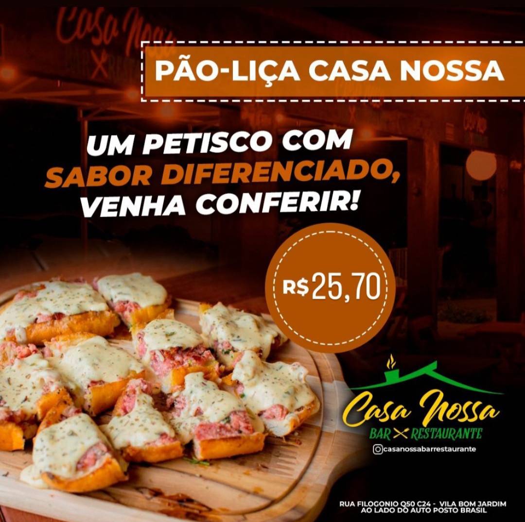 Casa Nossa Restaurante cardápio