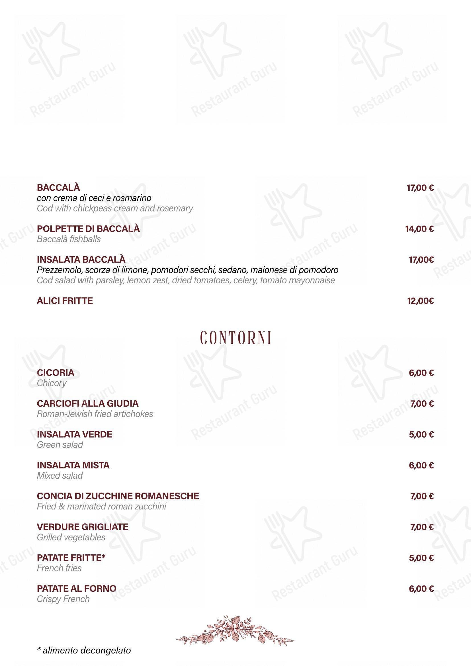 Menu per Casa Sceppa ristorante