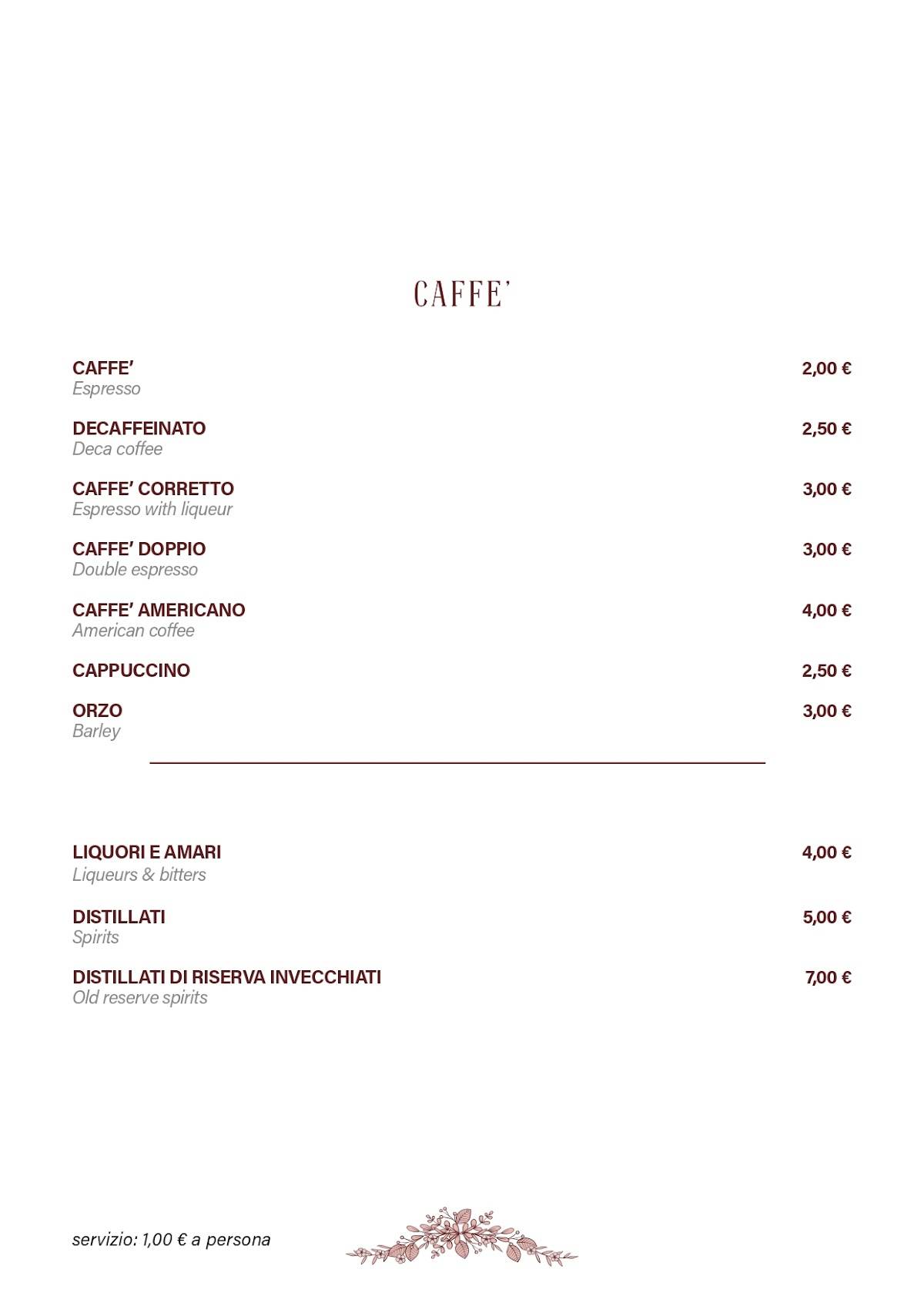 Menu di Casa Sceppa 