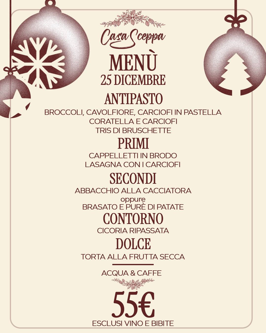 Menu di Casa Sceppa 