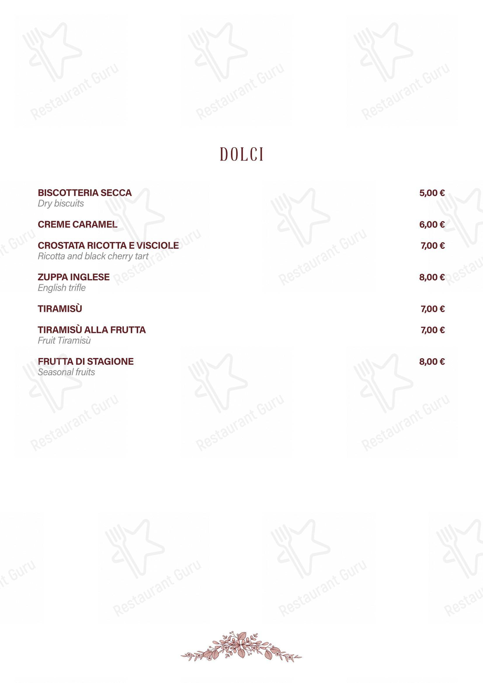 Menu per Casa Sceppa ristorante